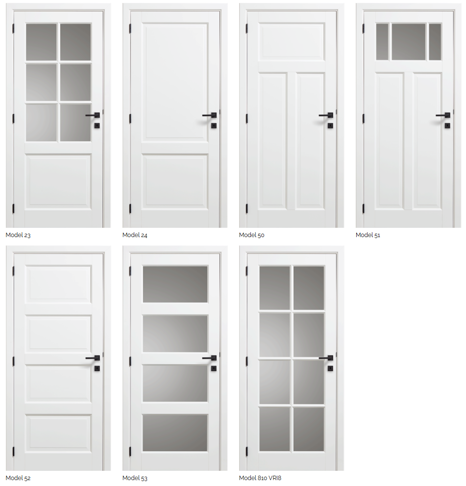 Eurolac deuren overzicht